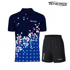 Combo Quần Áo Tenergy Lăng Kính Màu Xanh Đen