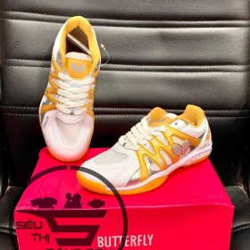 GIÀY BUTTERFLY 2022 MÀU TRẮNG VÀNG
