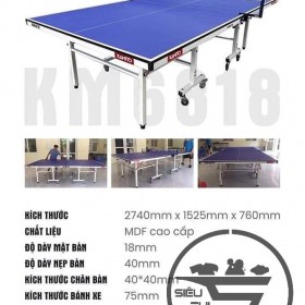 Bàn Bóng Bàn KAMI 6818