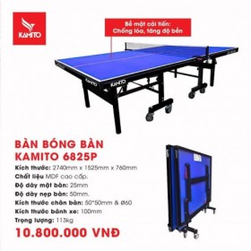 Bàn Bóng Bàn KAMI 6825 P