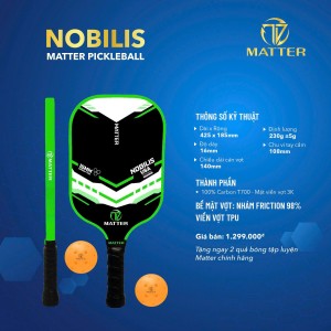 MATTER PICKLEBALL NOBILIS - XANH LÁ